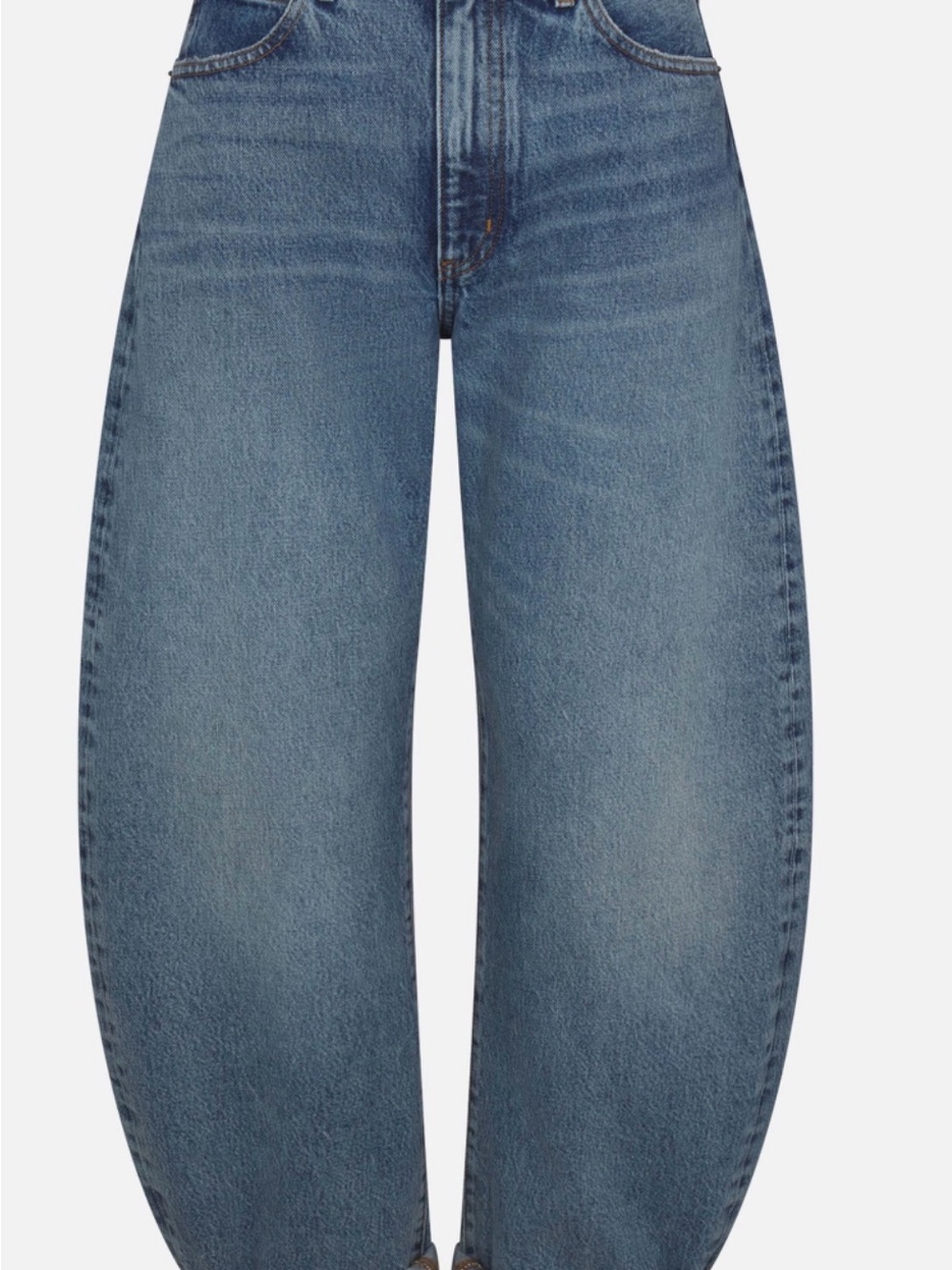 Frame Denim Blue Wide-Leg Flare Jeans